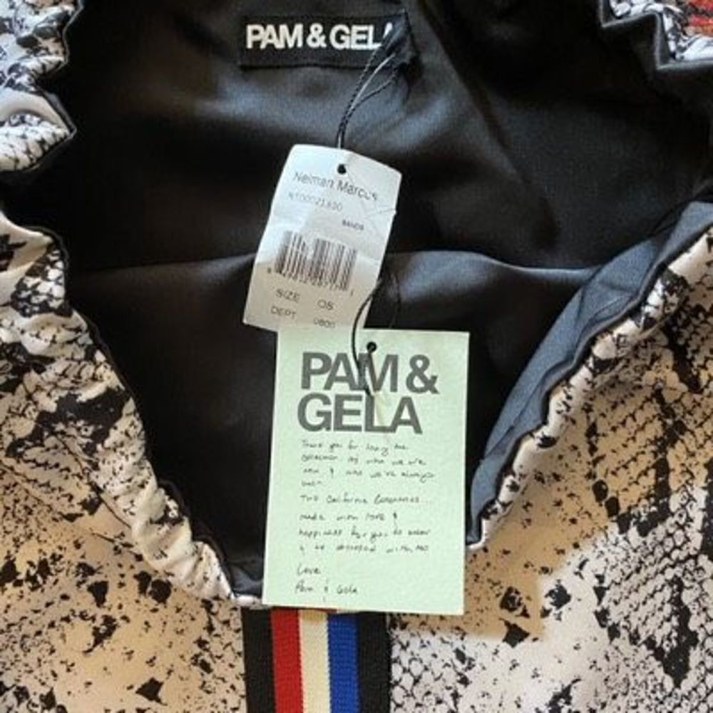 NWT Pam & Gela Python Print Backpack - Picture 8 of 8